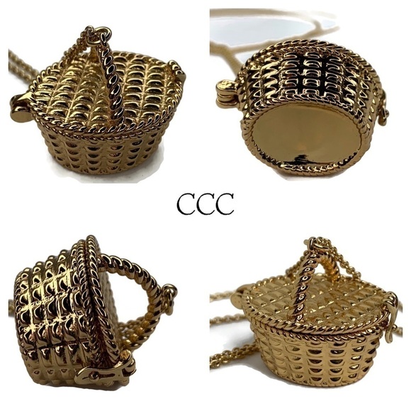 Kate Spade 🧺 Basket 12 KT Gold Plated Necklace - Picture 3 of 4